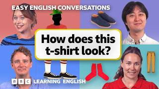 Talking about clothes shopping: Easy English Conversations Episode 19