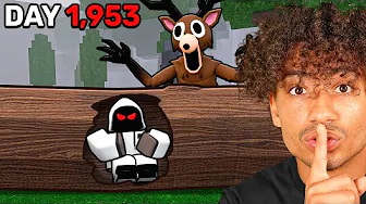 I Survived In A LOG For 99 Nights In The Forest..