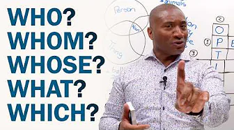 WHO, WHOM, or WHOSE? WHICH or WHAT? 🤔