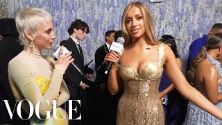 Tate McRae Is a Little Nervous For Her First Met | Met Gala 2026 With Emma Chamberlain