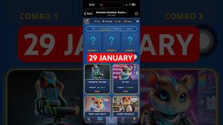 Hamster Kombat Daily Combo | Hamster Kombat Daily Combo Today 29 January I Hamster Kombat Combo