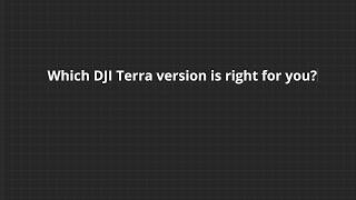 DJI Terra Licenses Explained