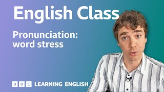 Pronunciation 🗣️ word stress: Live English Class