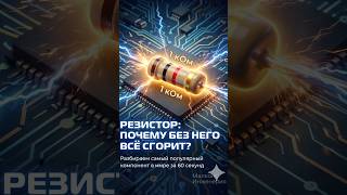 Почему без резистора все сгорит ?