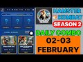 HAMSTER KOMBAT GAMEDEV DAILY COMBO I HAMSTER KOMBAT DAILY COMBO | 02 FEBRUARY HAMSTER DAILY COMBO