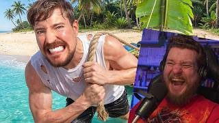 В Ловушке На Острове, Пока Я Не Построю Лодку | РЕАКЦИЯ НА MrBeast