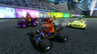CRASH TEAM RACING [PS4] Gameplay (Race Track: Slide Coliseum)
