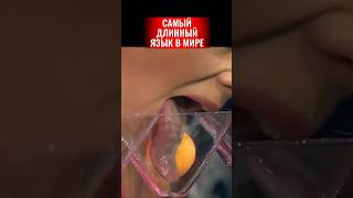 обладательница длинного языка.