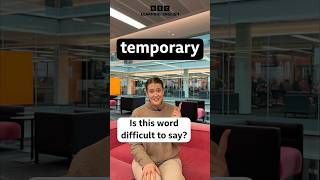 🗣️ Pronunciation hack – ‘temporary’ #shorts