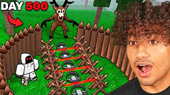 I Built the DEADLIEST BASE in 99 Nights in the Forest!