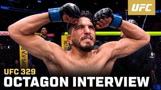 Adrian Yañez Octagon Interview | UFC 329