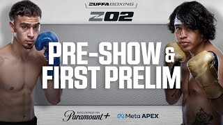 Pre-Show and first preliminary match: Zuffa Boxing 02