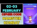 Hamster Kombat Dev Game Daily Cipher 02 February | Hamster Kombat Daily Cipher Code I Daily Combo