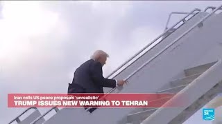 Trump threatens to destroy Iran's Kharg island if no deal • FRANCE 24 English