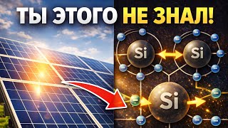 КАК СВЕТ СТАНОВИТСЯ ТОКОМ? Магия солнечной батареи на атомном уровне