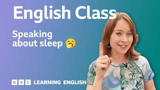 Idioms and vocabulary to talk about sleep: 💤 Live English Class
