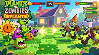 Plants vs. Zombies: Replanted [PC] ALL Mini Games - FULL Walkthrough [Version 1.4]