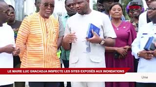 LUC GNACADJA ÉVALUE LES ZONES À RISQUE D’INONDATION