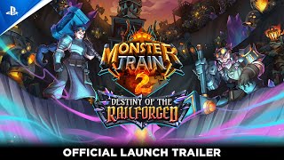 Monster Train 2: Destiny of the Railforged - Launch Trailer | PS5 Games