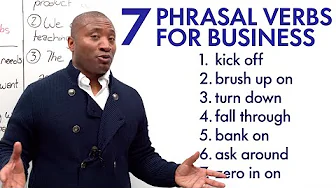 7 Common PHRASAL VERBS for Business