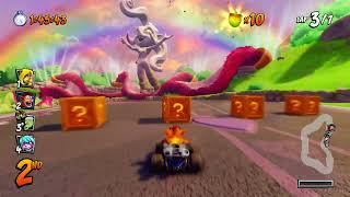 CRASH TEAM RACING [PS4] Gameplay (Race Track: Coco Park)