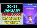 Hamster Kombat Dev Game Daily Cipher 30 January | Hamster Kombat Daily Cipher Code I Daily Combo