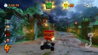 CRASH TEAM RACING [PS4] Gameplay (Race Track: Tiger Temple)