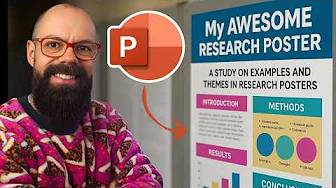 How to Make an Academic Poster in PowerPoint (No Graphic Design Skills Needed)