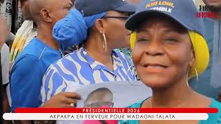 PRÉSIDENTIELLE 2026 : AKPAKPA EN DÉMONSTRATION DE FORCE POPULAIRE