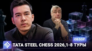 Зевают все! Обзор Tata Steel Chess 2026, 1 — 8 туры