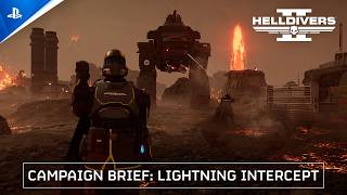 Helldivers 2 - Campaign Brief: Lightning Intercept | PS5 & PC Games
