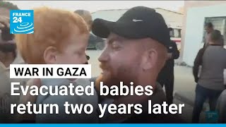 Gaza's evacuated premature babies return to devastated strip • FRANCE 24 English