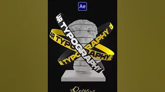 Create 3D Rotating Text Loops in After Effects