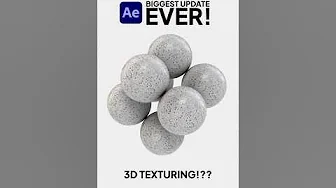 The Biggest After Effects Update Ever! New AE Features!